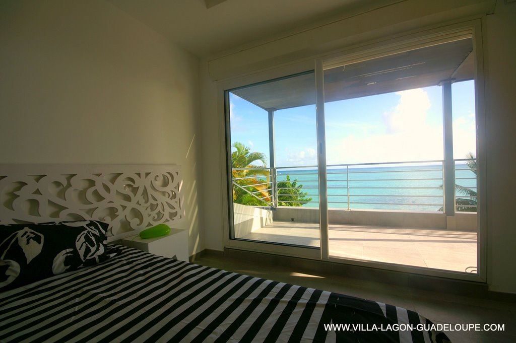 Chambre vers le lagon de Saint François Guadeloupe