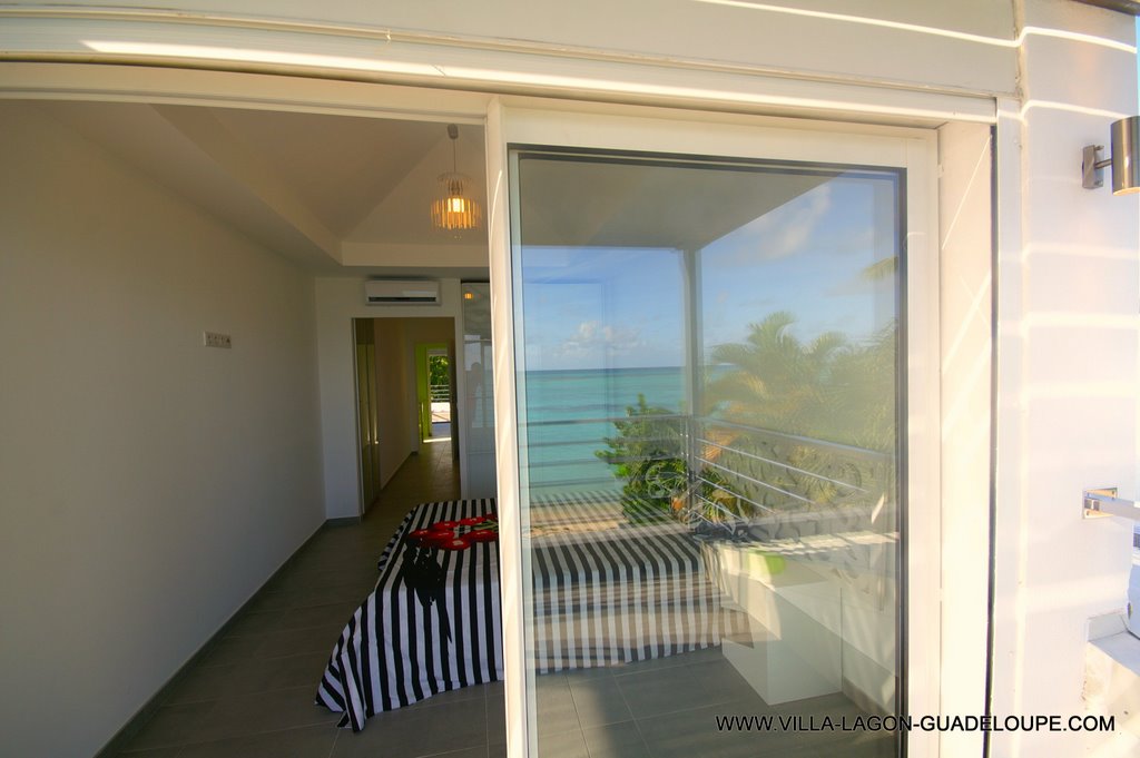 Chambre vers le lagon de Saint François Guadeloupe