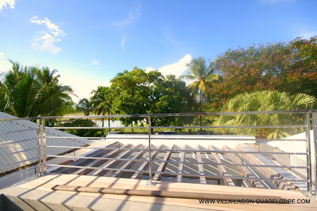 vue du Golf international de Saint François Guadeloupe